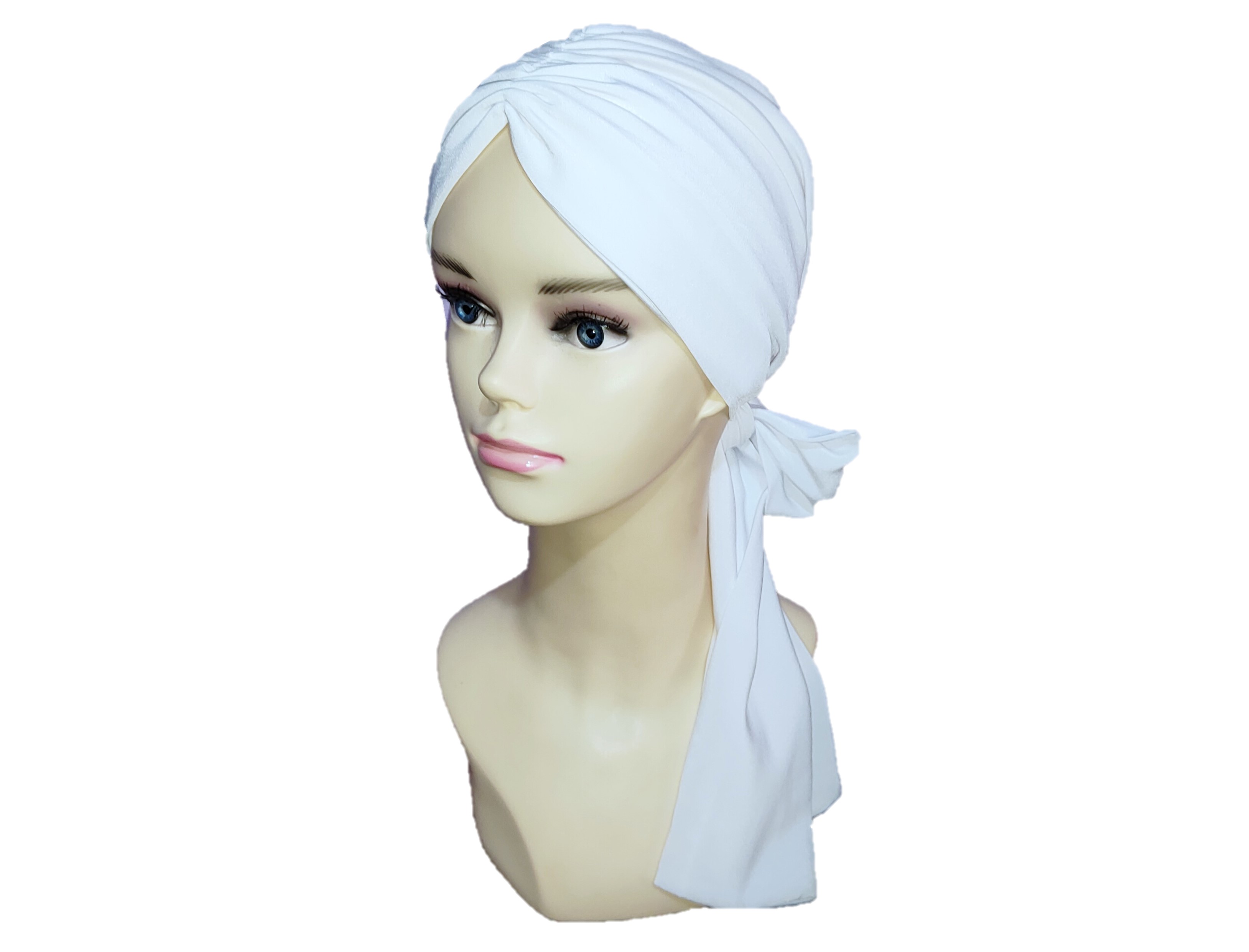 Set de 3 Turbantes Gorro Mujer Elegantes Oncológicos con Accesorios en Mascada TYAMIA