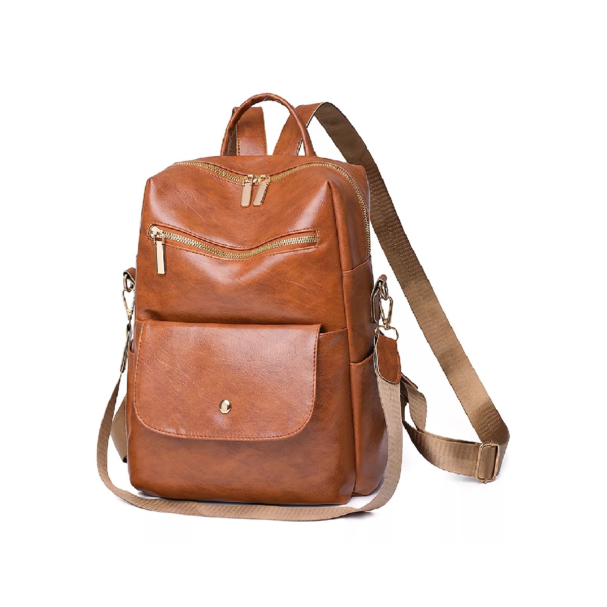 Mochilas Para Mujer Casual Marron .