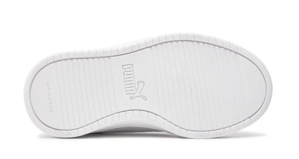 Tenis Casual Puma Rickie Classic Color Blanco Para Bebe.