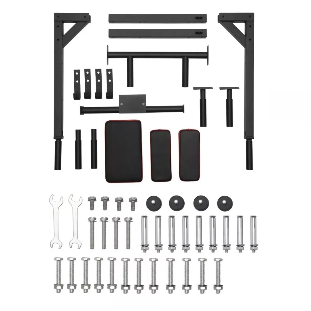 Barra 8en1 Dominadas Pared Gym Multifuncional Box Pesas