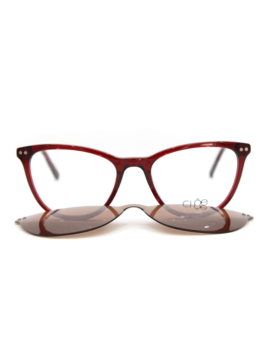 Lentes Armazon de vista Clip Solar Cloe originales para mujer