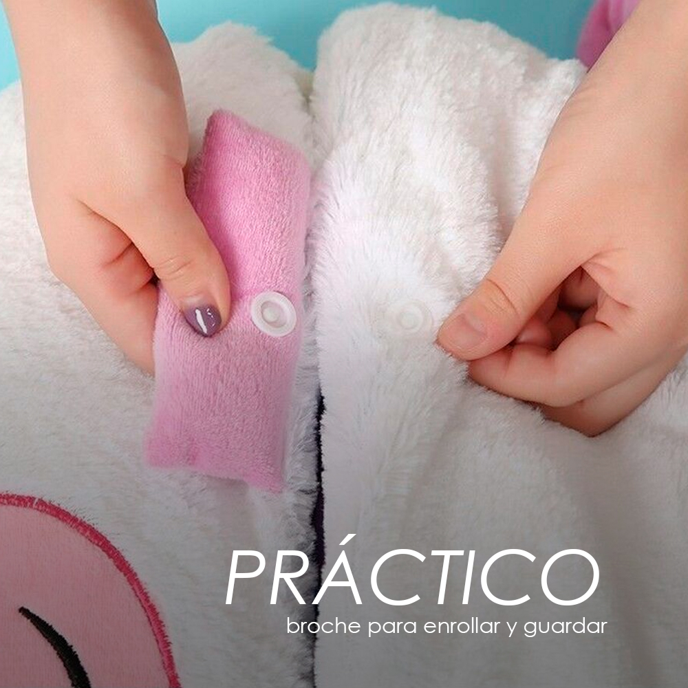 Ilios Innova Saco para Dormir Plegable y Almohada para niños 140 x 60 cm Divertido Saco de Dibujos Animados sensación Suave, Sleeping bag infantil. 