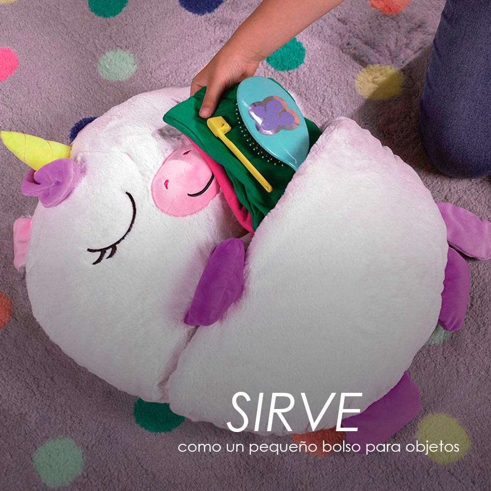 Ilios Innova Saco para Dormir Plegable y Almohada para niños 140 x 60 cm Divertido Saco de Dibujos Animados sensación Suave, Sleeping bag infantil. 