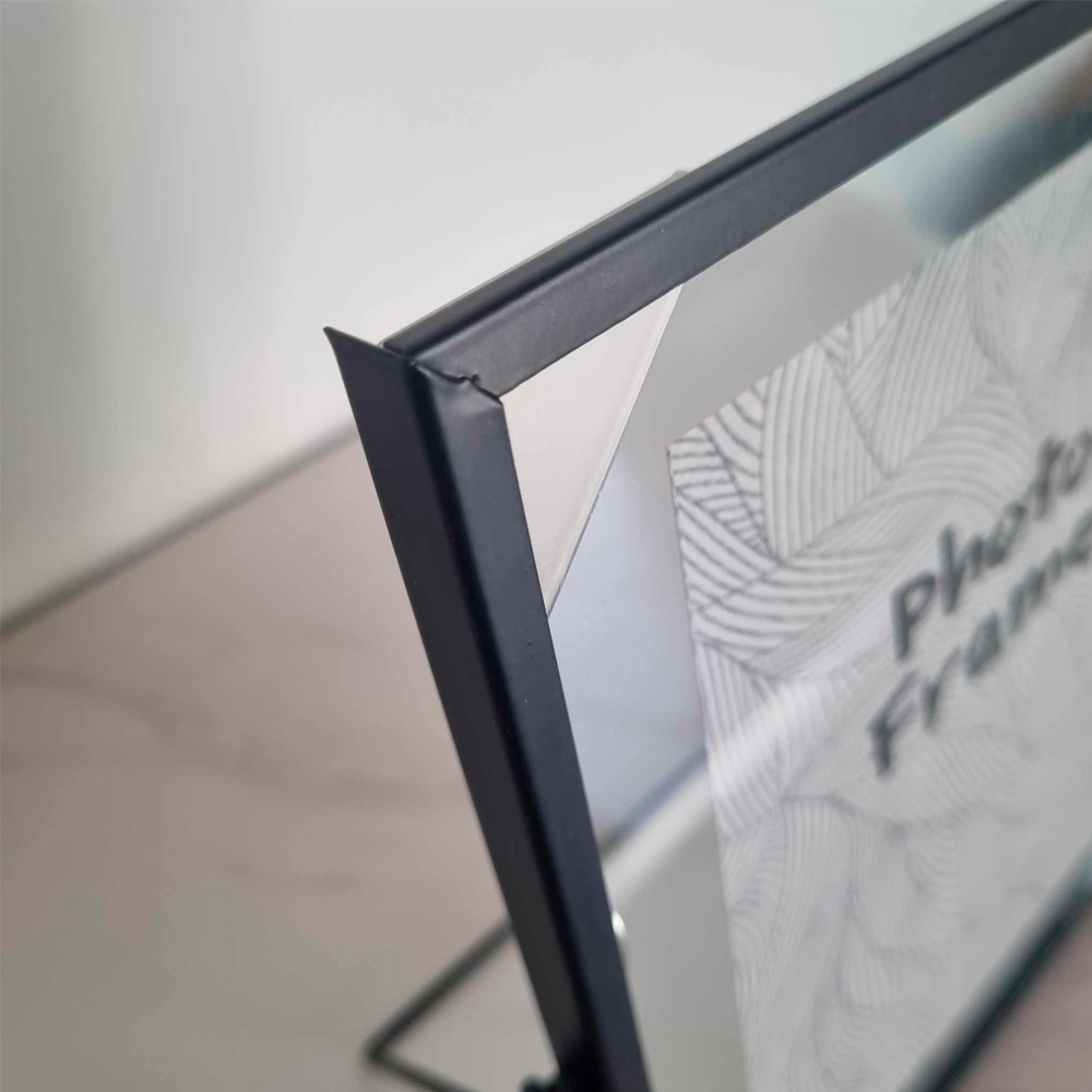 Ilios Innova Marco de fotos 22.5x17.5 centímetros para fotografías de 5x7 pulgadas. Portarretratos flotante metálico.