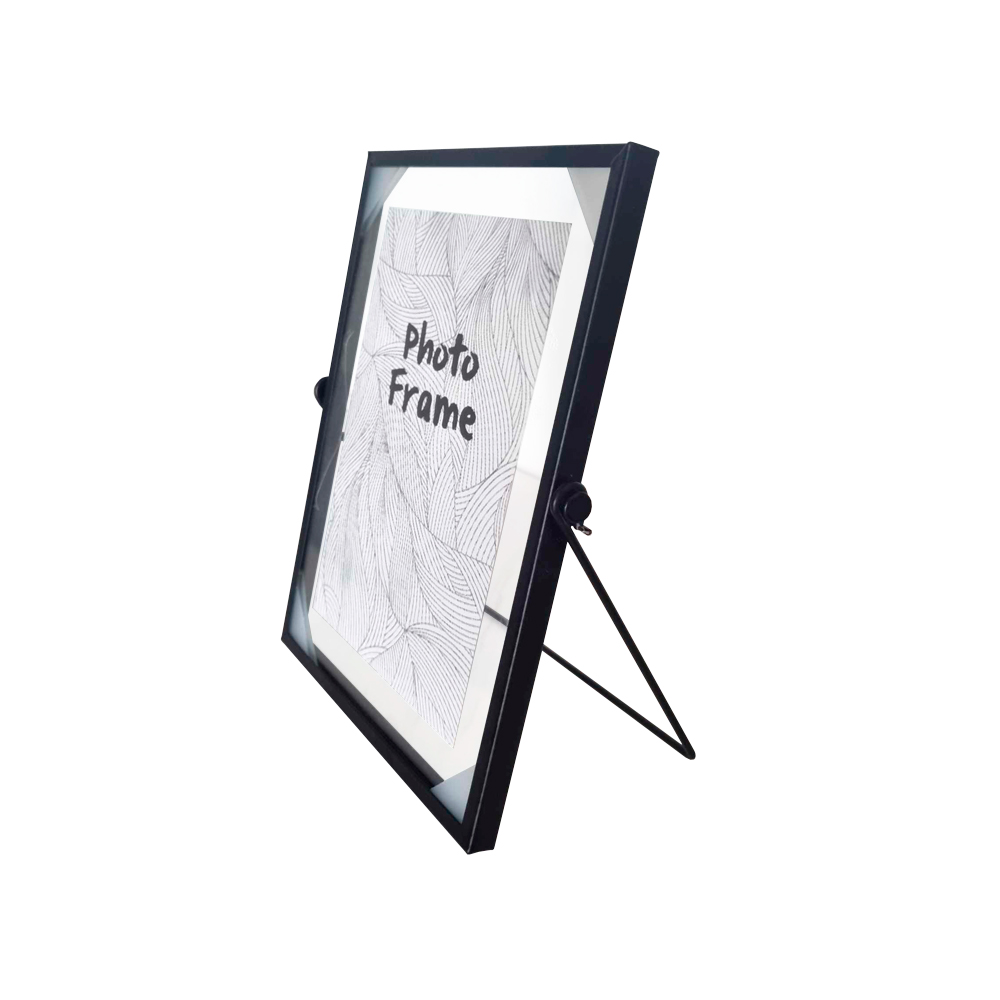 Ilios Innova Marco de fotos 22.5x17.5 centímetros para fotografías de 5x7 pulgadas. Portarretratos flotante metálico.