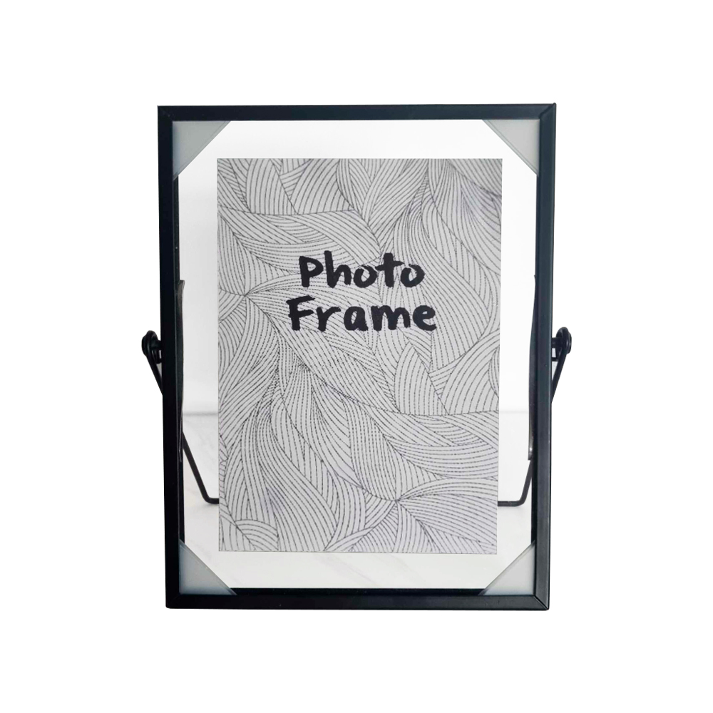 Ilios Innova Marco de fotos 22.5x17.5 centímetros para fotografías de 5x7 pulgadas. Portarretratos flotante metálico.