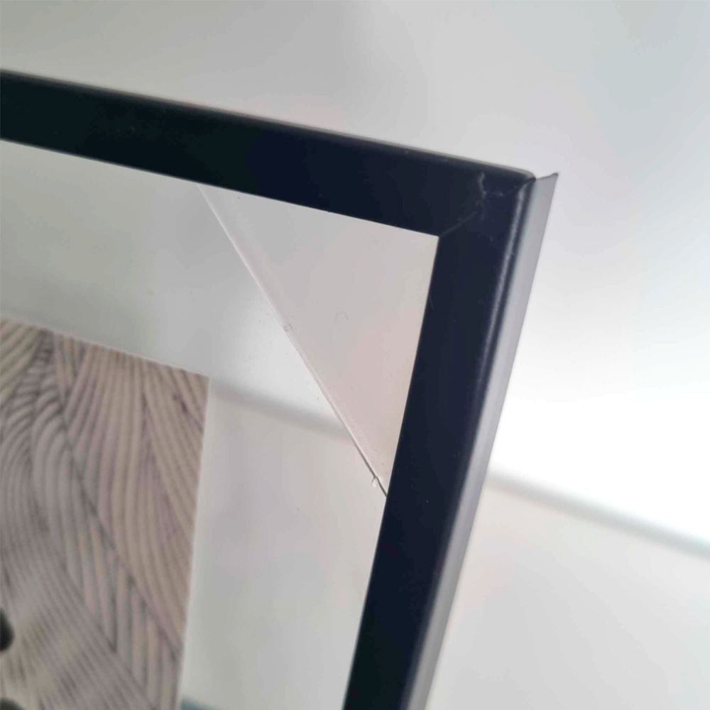 Ilios Innova Marco de fotos 15x20 centímetros para fotografías de 4x6 pulgadas. Portarretratos flotante metálico.