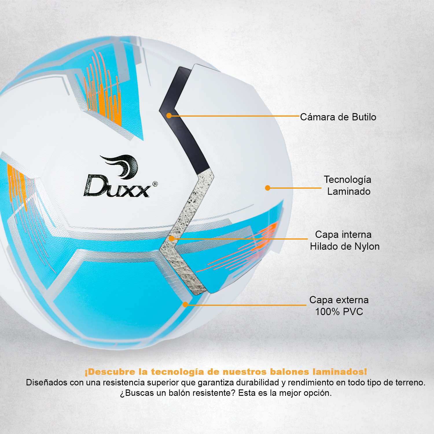 Duxx Balón Futbol Air #5 Laminado