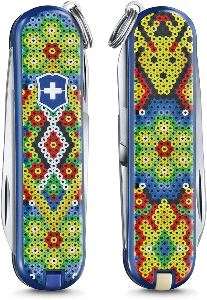 Victorinox Navaja Classic Colección Mexicana, Arte Huichol, 7 Usos