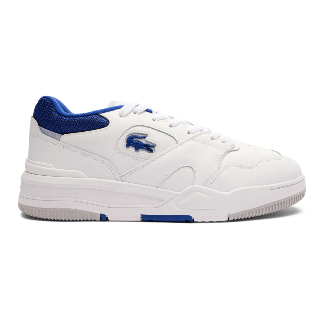 Tenis Para Hombre Lacoste Lineshot 124 2 Sma Piel Blanco.