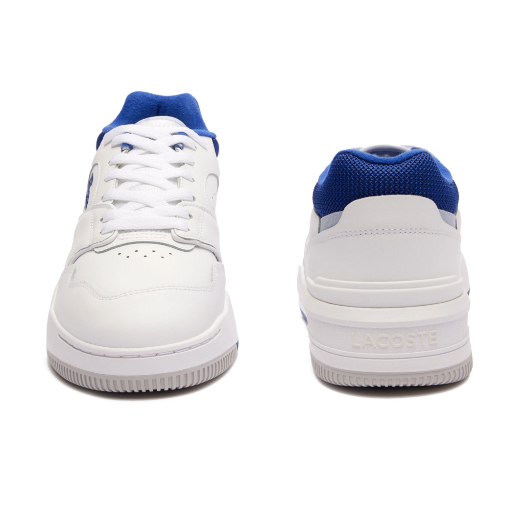 Tenis Para Hombre Lacoste Lineshot 124 2 Sma Piel Blanco.