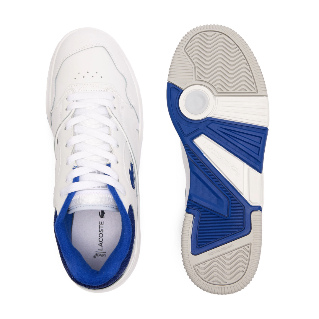 Tenis Para Hombre Lacoste Lineshot 124 2 Sma Piel Blanco.