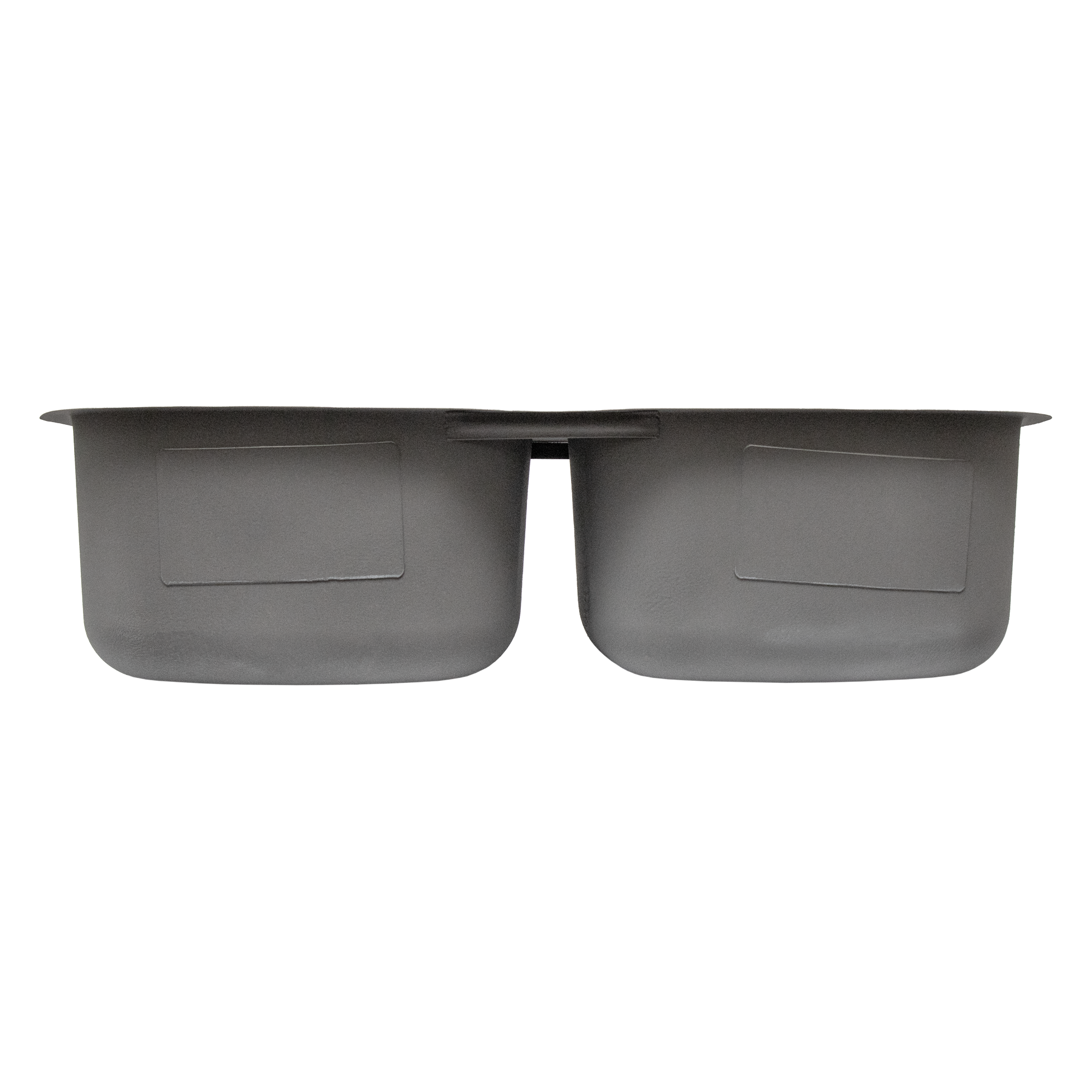 Tarja Doble para Fregadero de Cocina, Fabricada en Acero Inoxidable, 82 cm de largo x 47 cm de ancho x 22 cm de profundidad, color gris metal, instalación fácil