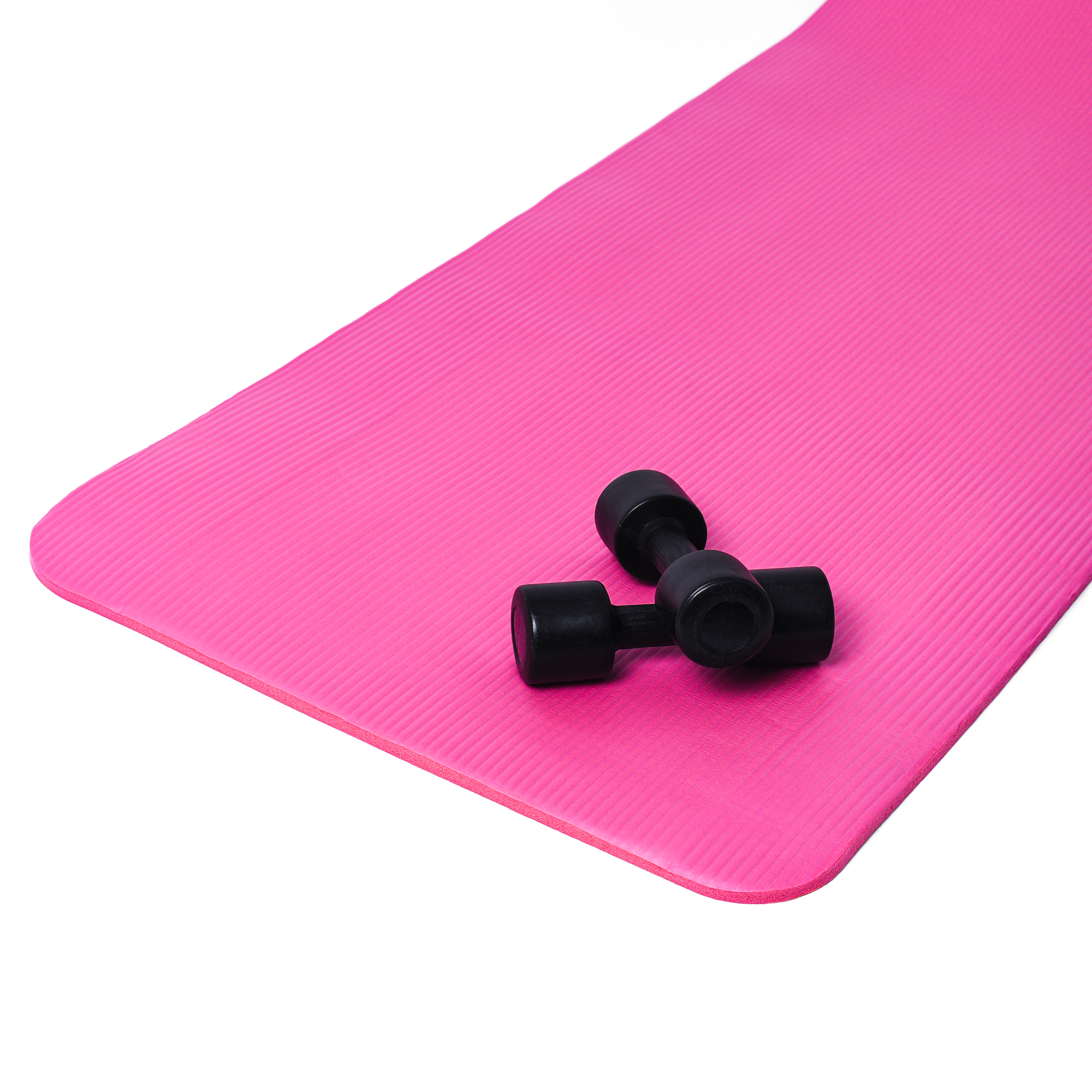 Tapete de Yoga y Pilates 10mm de Grosor Ejercicios para Fitness y Gimnasio Color Rosa Guevara Sports.