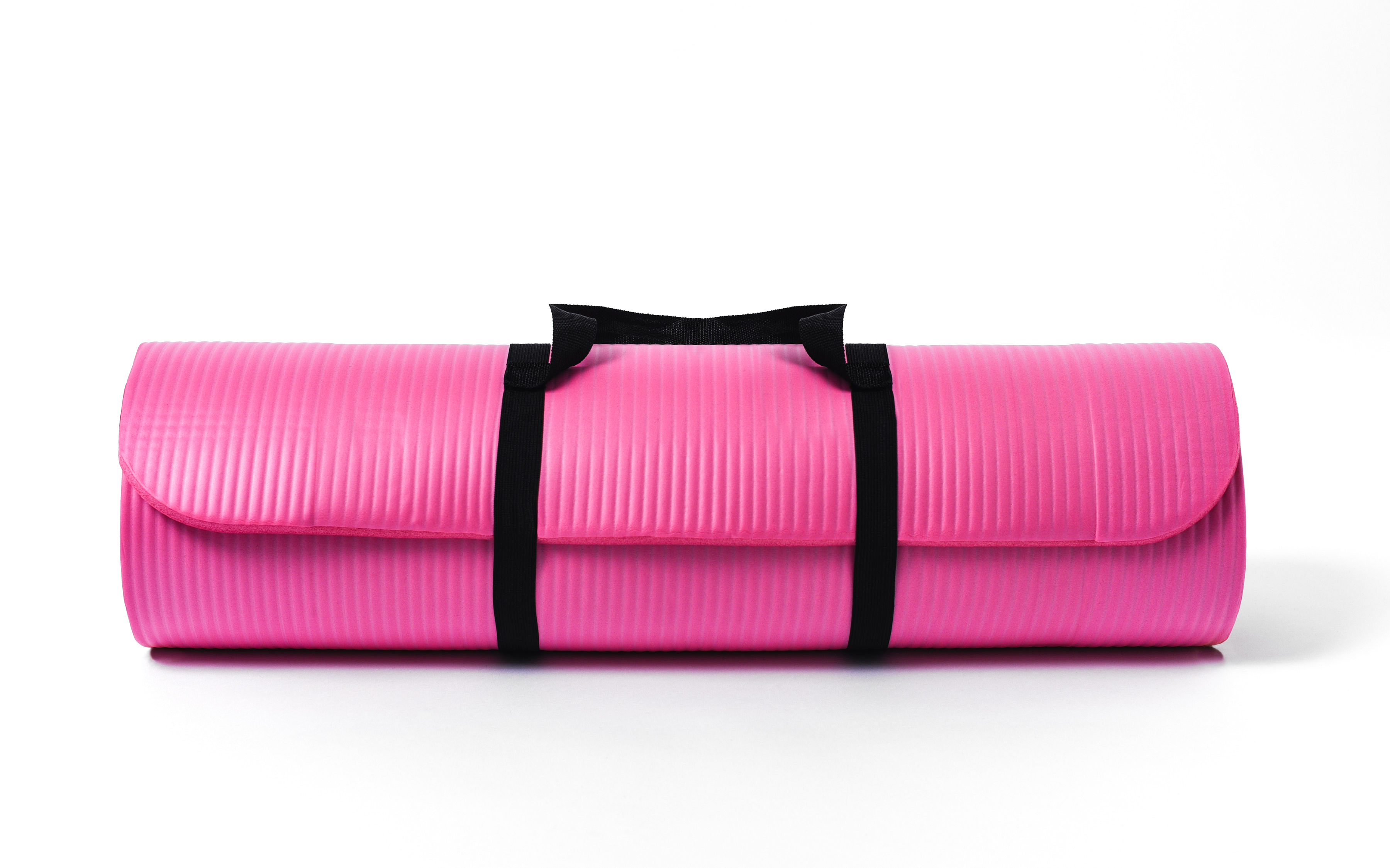 Tapete de Yoga y Pilates 10mm de Grosor Ejercicios para Fitness y Gimnasio Color Rosa Guevara Sports.