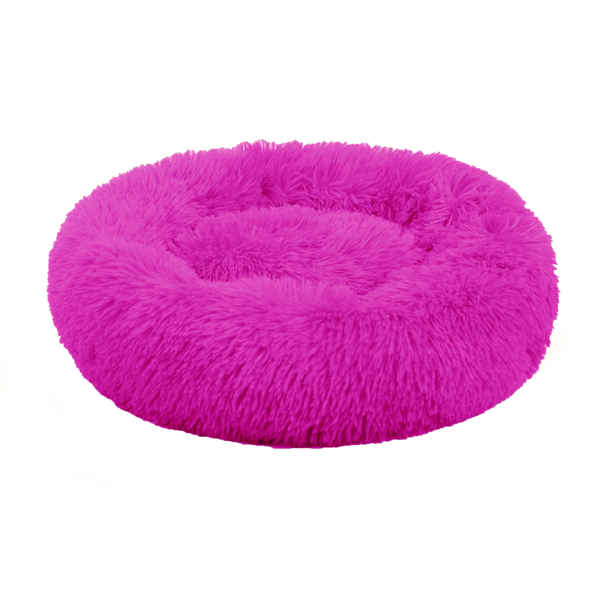 Cama Felpa Lisa Tipo Dona Suave Acolchonada Para Perro o Gato Anti Estres Comoda MOD.-04.