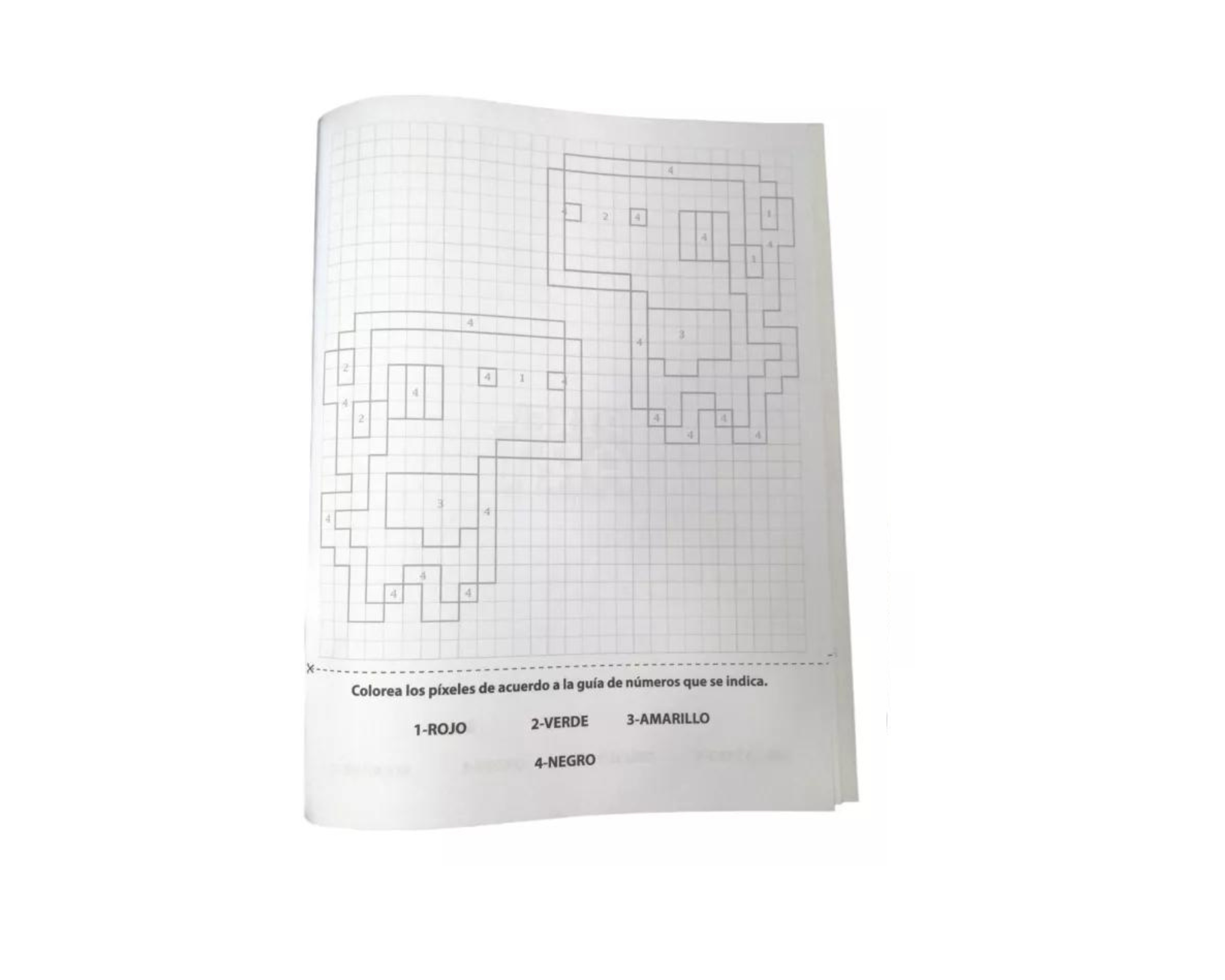 4 Libros Para Colorear Iluminar Arte Pixelado Pixel Niños