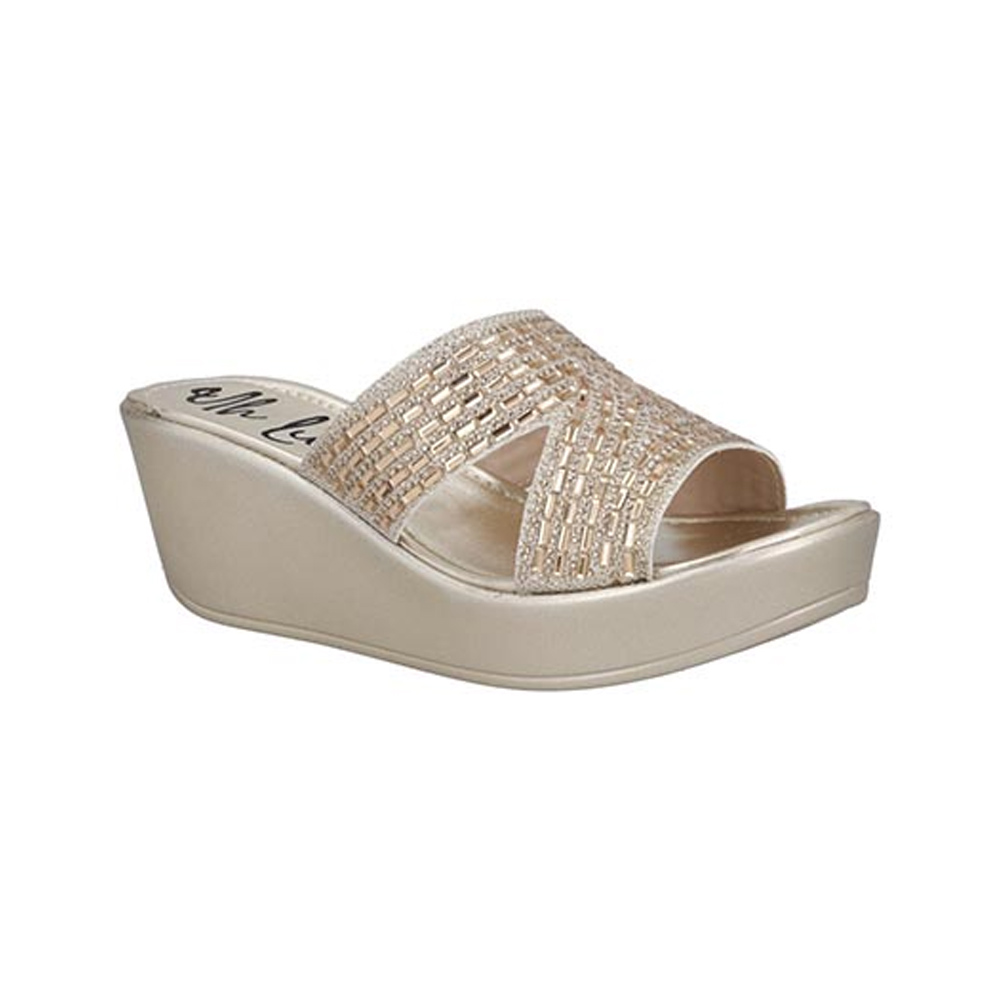 Sandalias UH LULU by EH! 1590 Plataforma Oro Huarache Sandalia Elegante Mujer