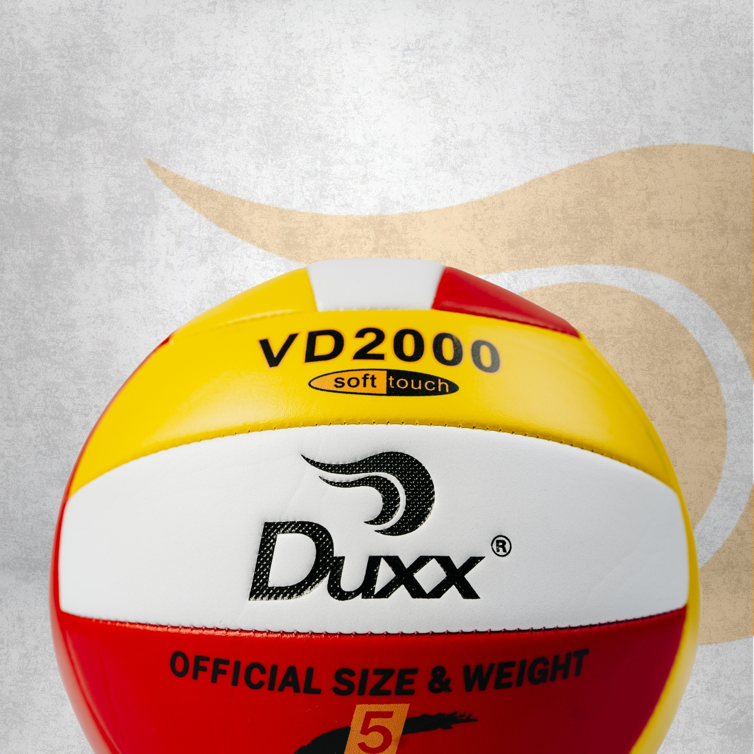 Duxx Balón de Voley Ball PVC #5 AMA/BCO/ROJO