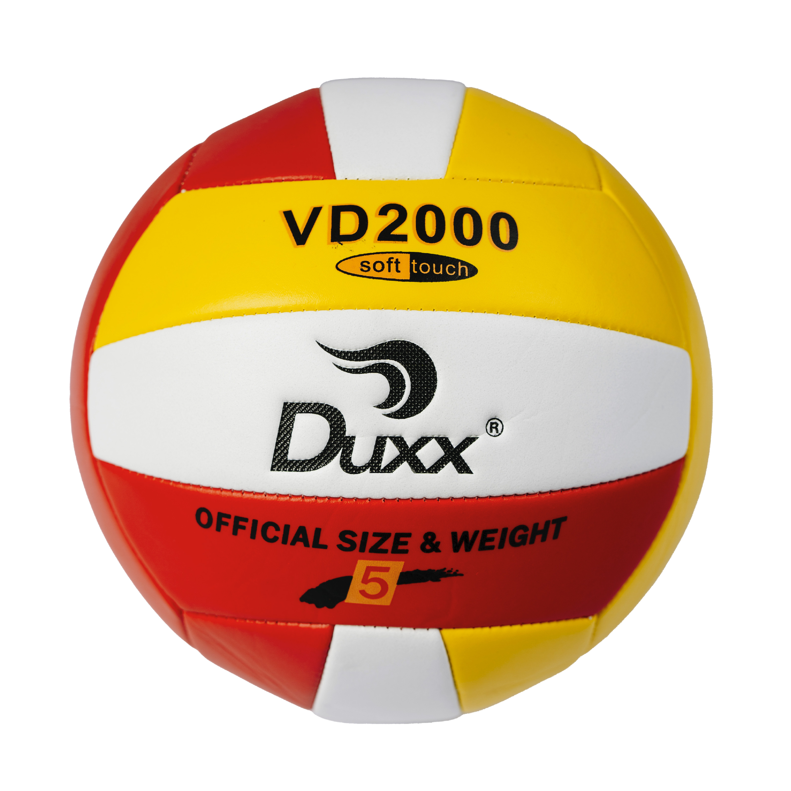 Duxx Balón de Voley Ball PVC #5 AMA/BCO/ROJO