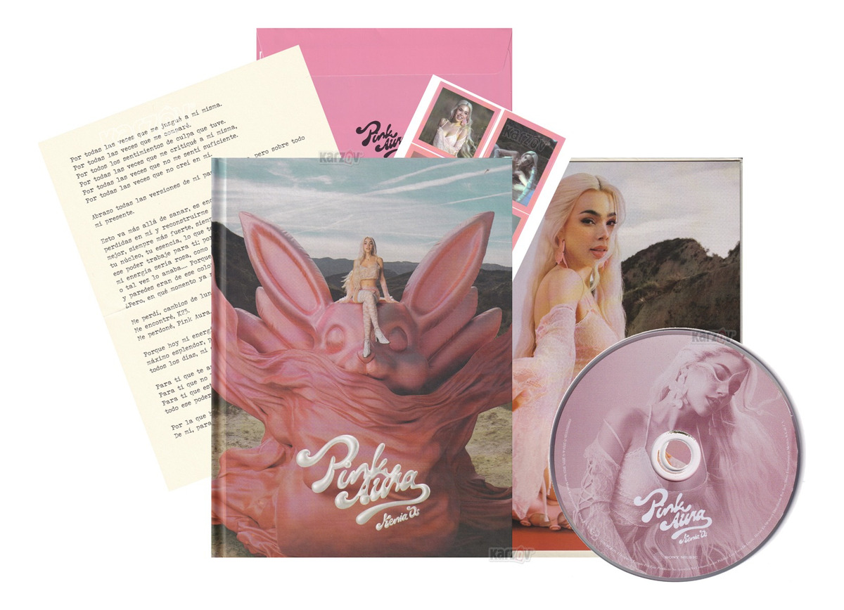 Kenia Os Pink Aura Book + Cd.