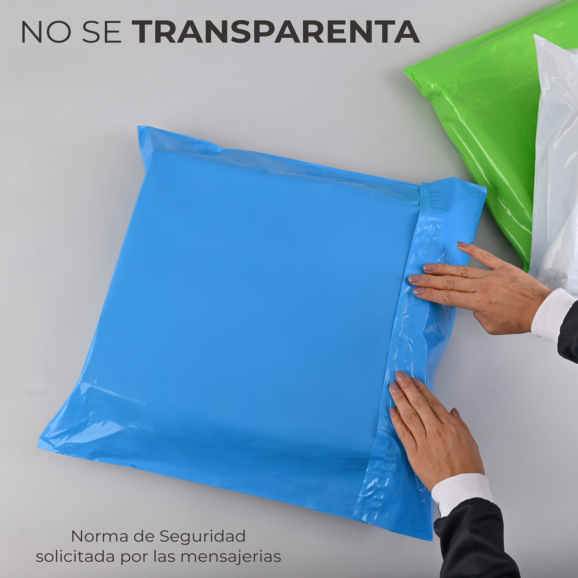 Paquete de 100 Piezas Bolsa Sobre Para Paquetería 48 X 60 Cm Tamaño EXTRA GRANDE Envíos E-Commerce, Mensajería, Adhesivo, Poly Plástico Resistente, Impermeable MOD:A021