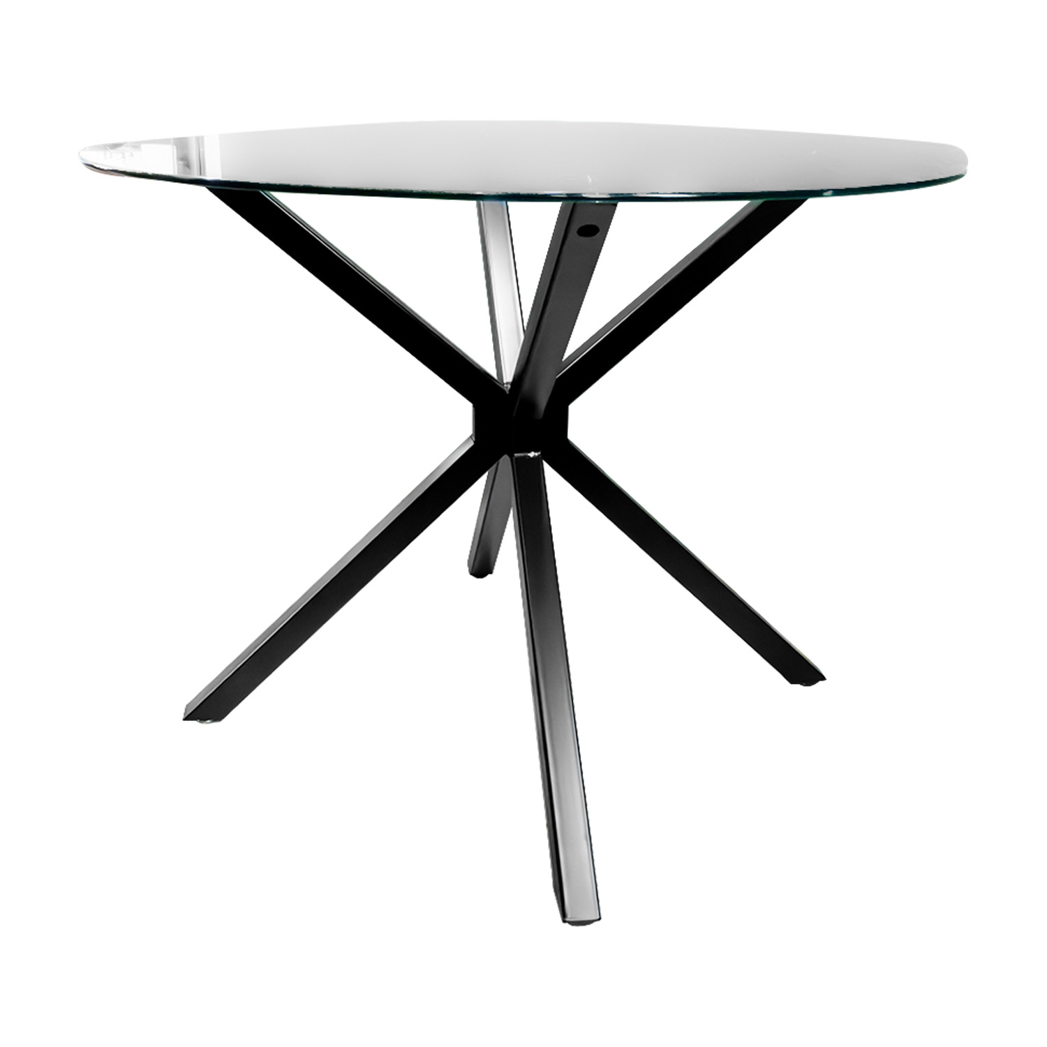 Mesa de Comedor Cristal Templado Elegante Bossa Serena.