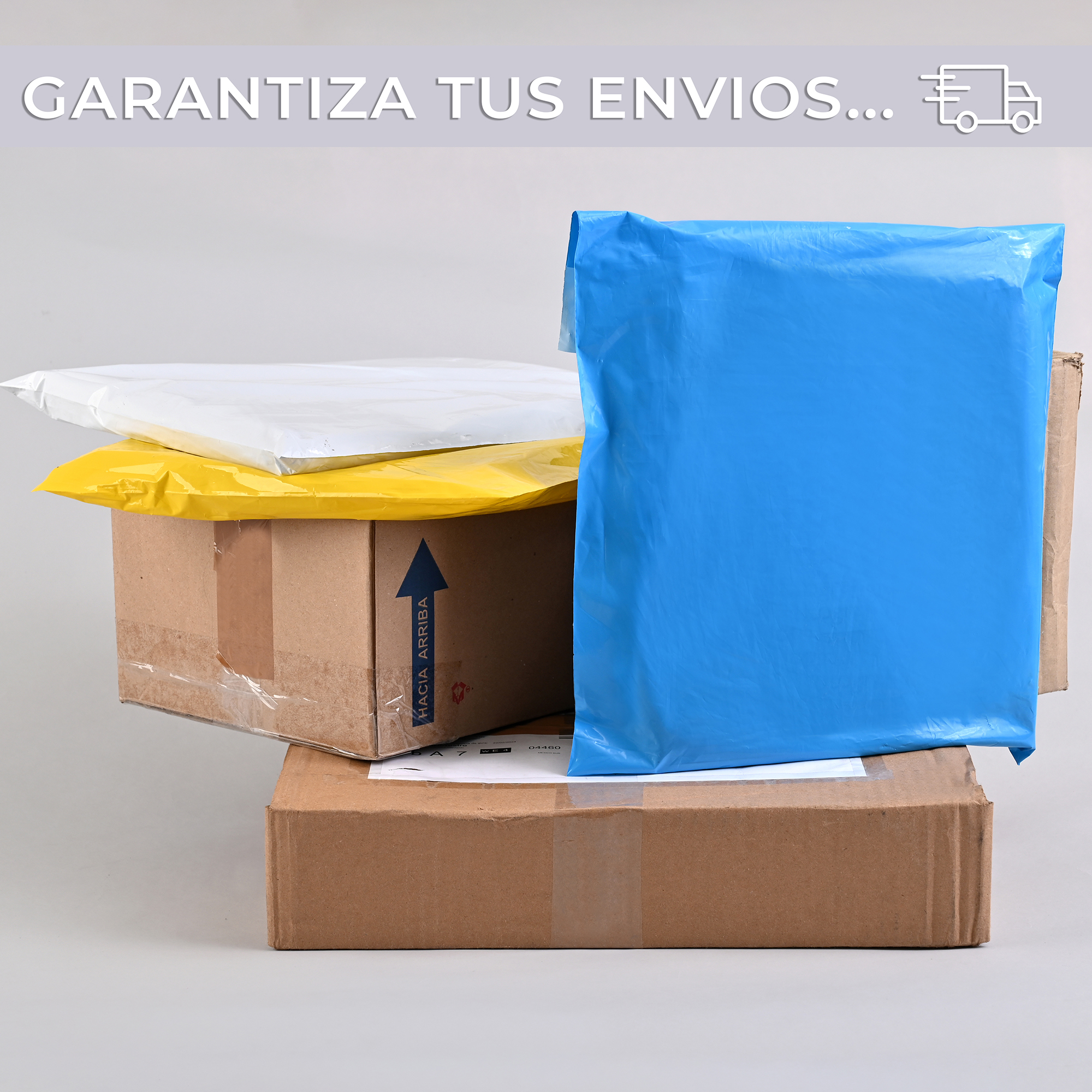Paquete de 100 Piezas Bolsa Sobre Para Paquetería 30 X 40 Cm Tamaño MEDIANO Envíos E-Commerce, Mensajería, Adhesivo, Poly Plástico Resistente, Impermeable MOD:A023