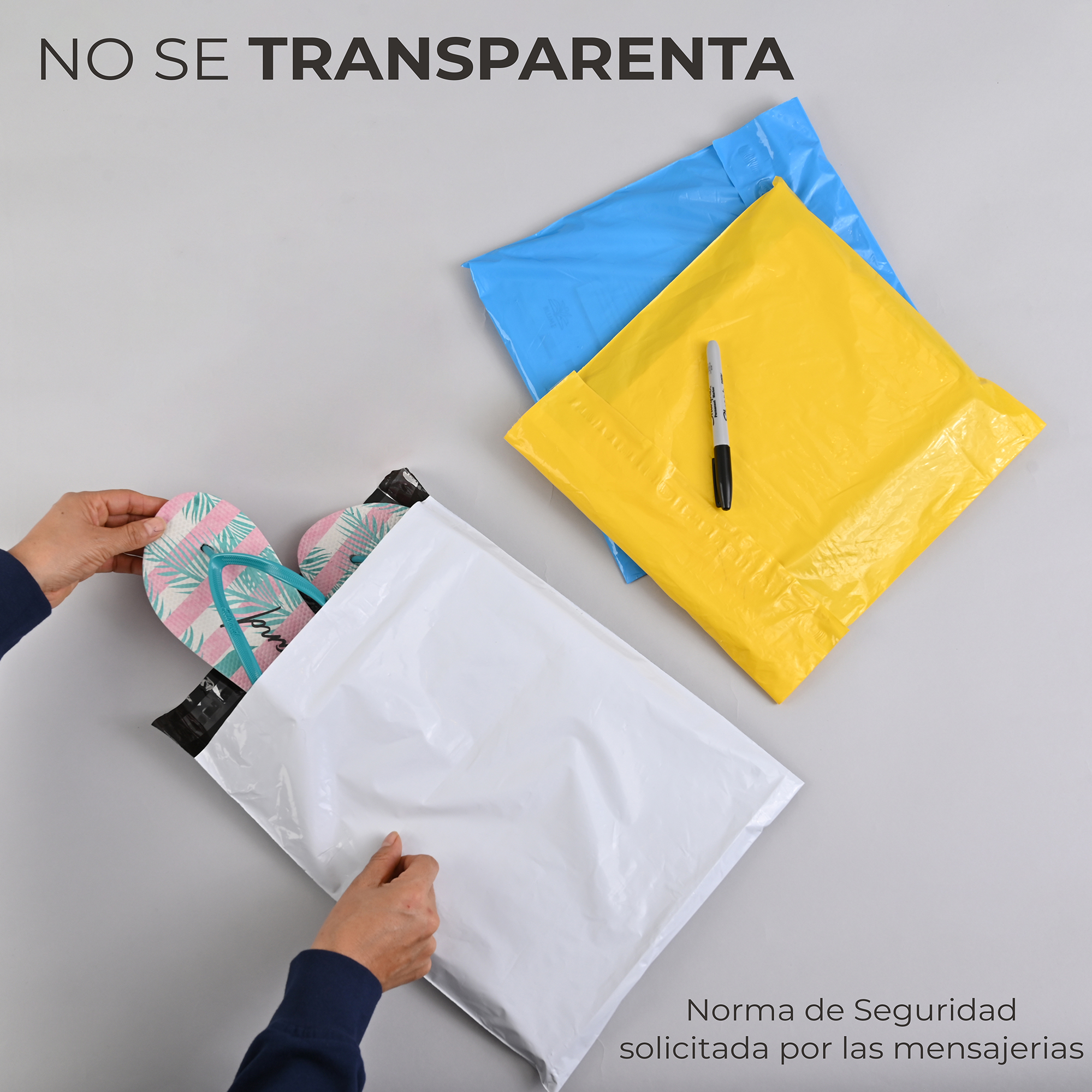 Paquete de 100 Piezas Bolsa Sobre Para Paquetería 30 X 40 Cm Tamaño MEDIANO  Envíos E-Commerce, Mensajería, Adhesivo, Poly Plástico Resistente, Impermeable MOD:A023