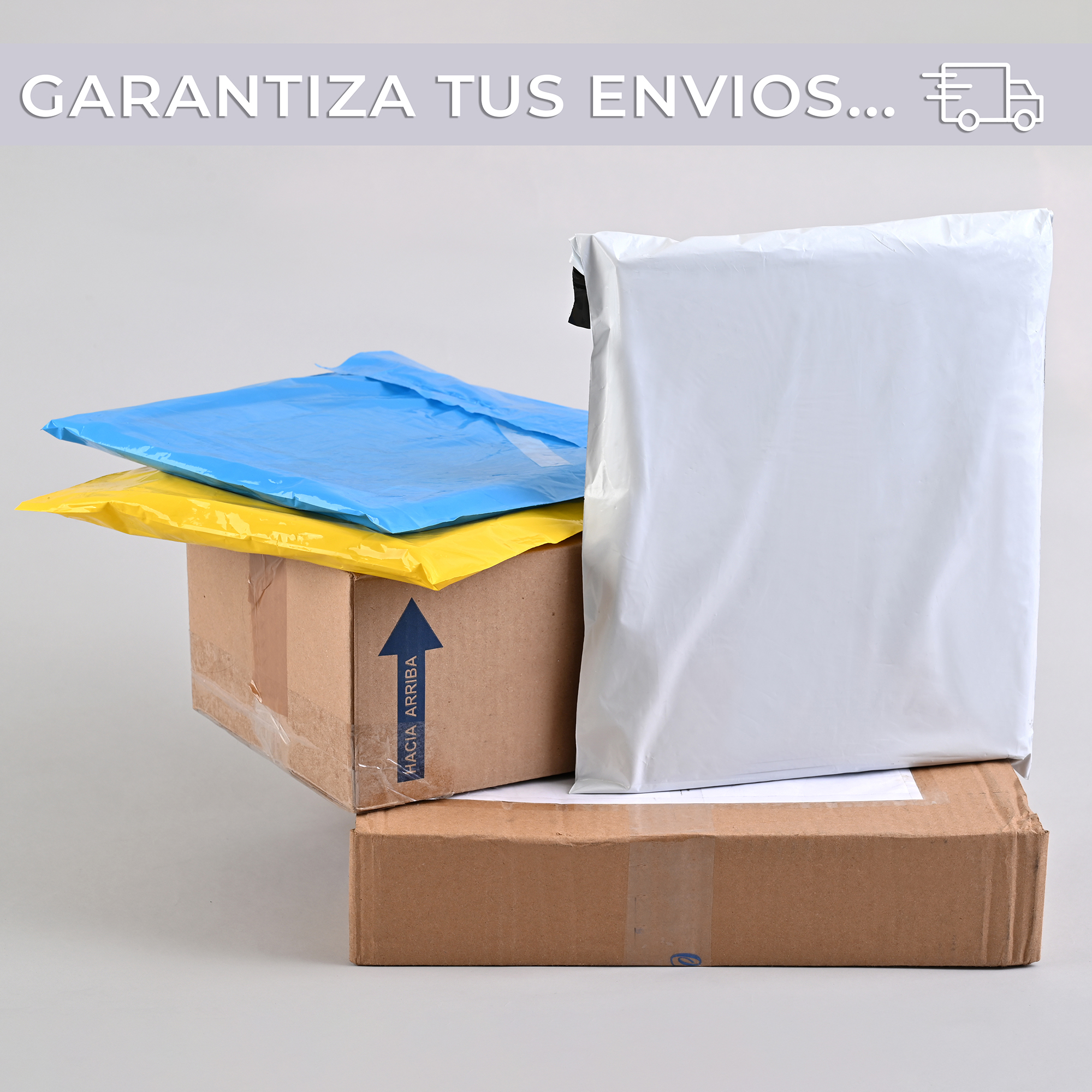 Paquete de 100 Piezas Bolsa Sobre Para Paquetería 30 X 40 Cm Tamaño MEDIANO  Envíos E-Commerce, Mensajería, Adhesivo, Poly Plástico Resistente, Impermeable MOD:A023