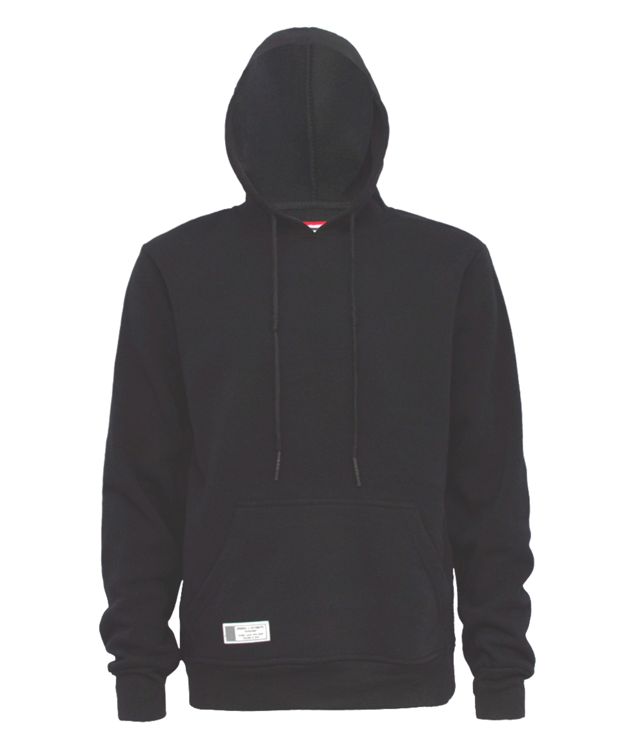 Sudadera Negra Con Capucha Unisex