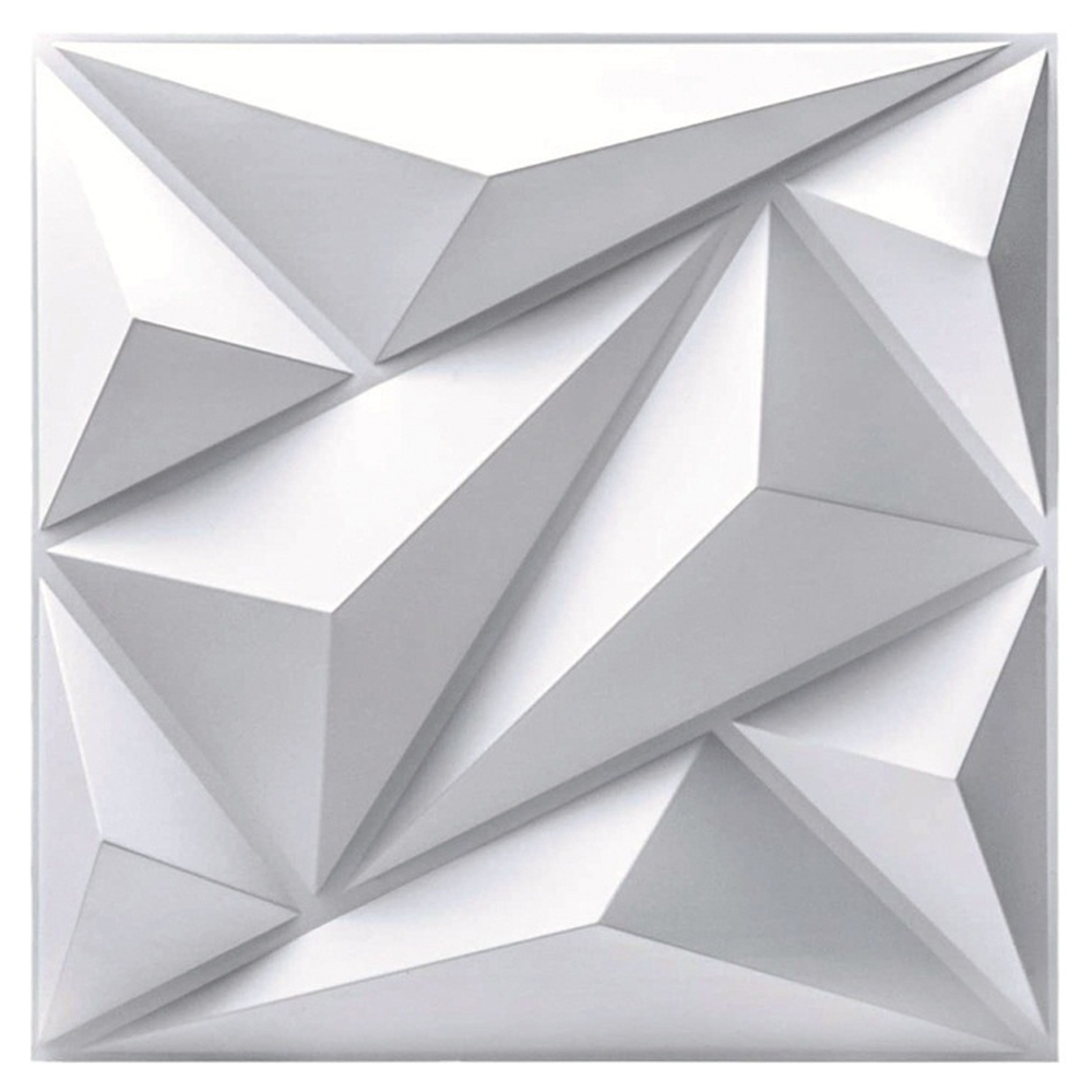  20 Pz Panel Decorativo 3d Para Pared Diagonal 50x50cm 5m2 Cubiertos, Panel De Pared 3d Impermeable, Con Cinta De Doble Cara