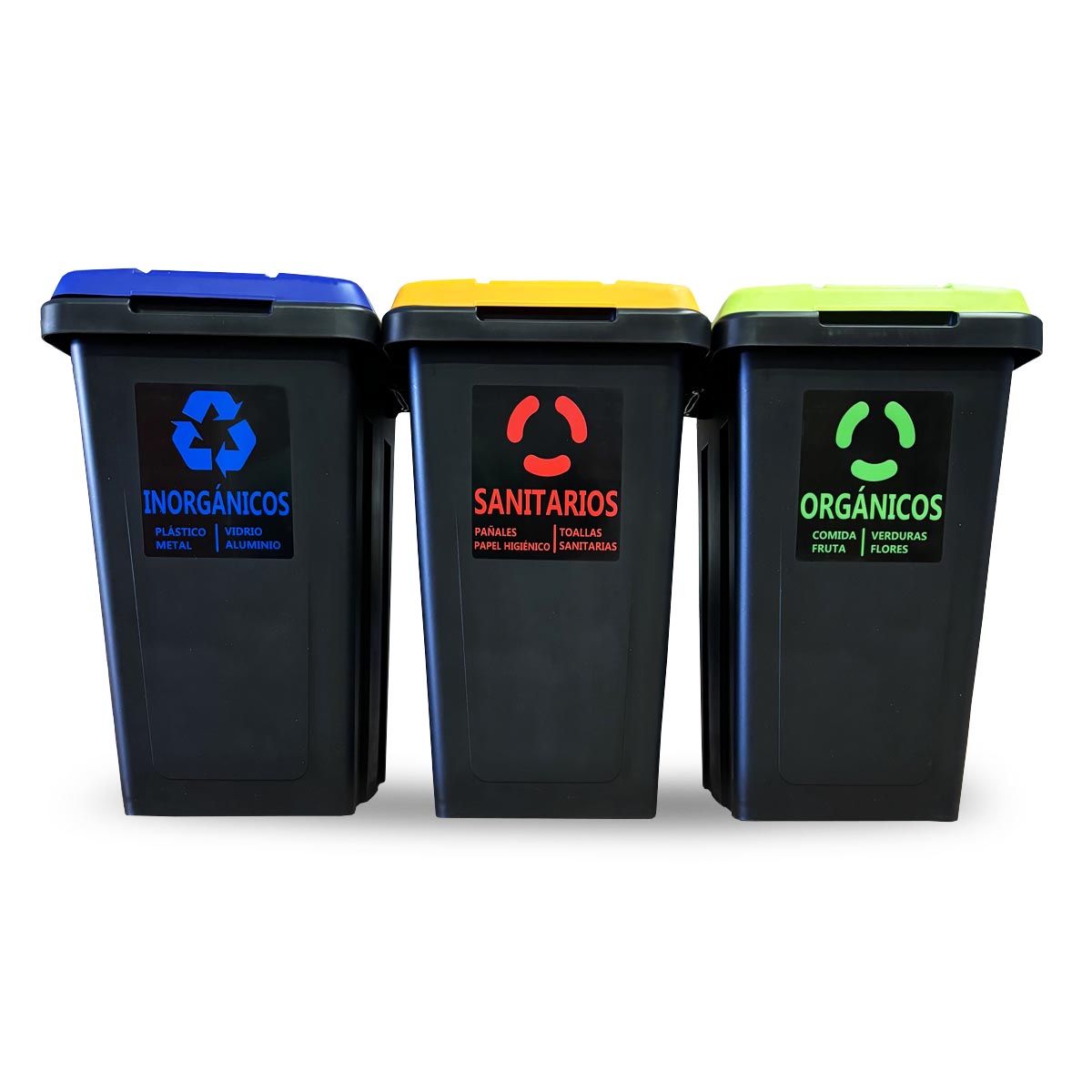 Botes Basura Reciclaje Promeyco 50L Separador