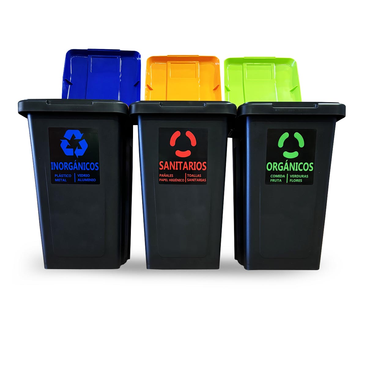 Botes Basura Reciclaje Promeyco 50L Separador