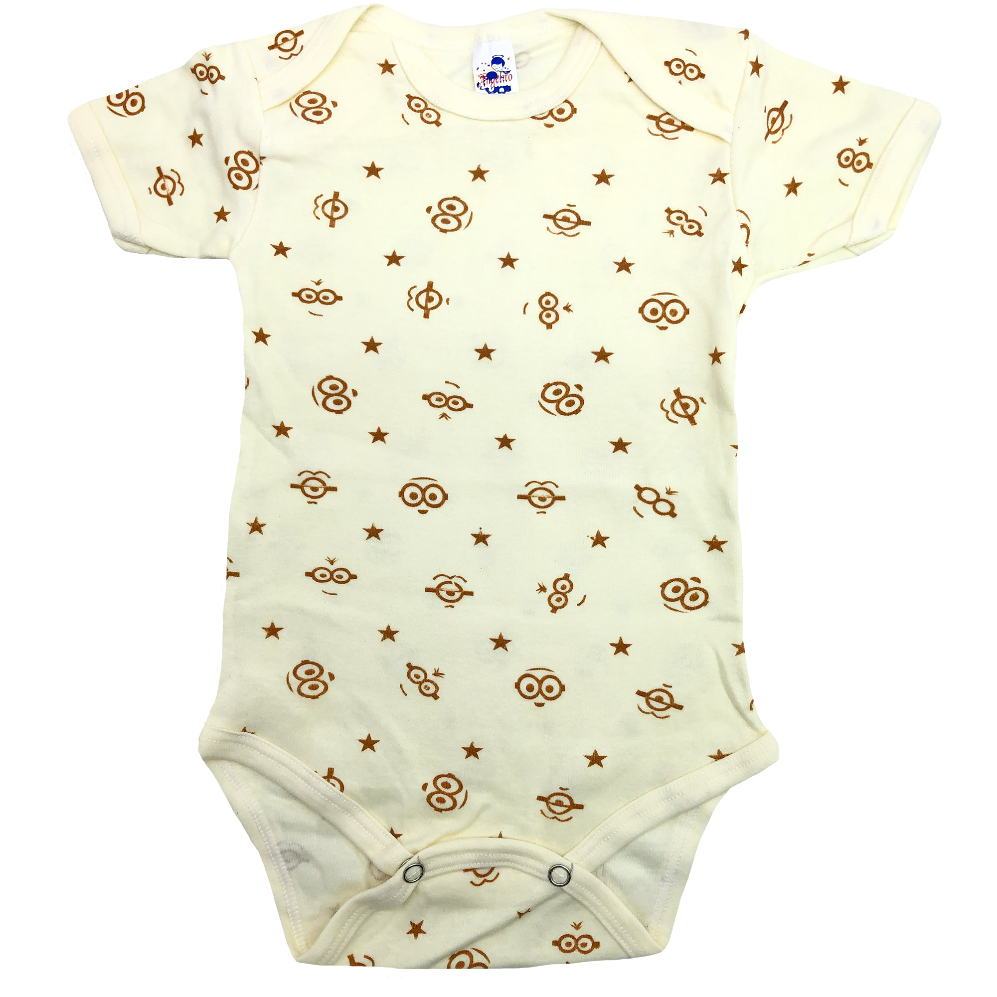 Pañaleros 100% Algodón Manga Corta Liso Y Estampado Set 6 Piezas