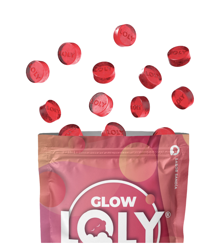 Loly® GLOW Gomitas con colágeno hidrolizado