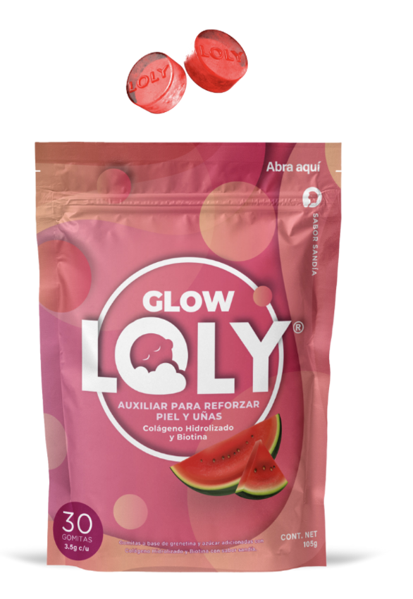 Loly® GLOW Gomitas con colágeno hidrolizado