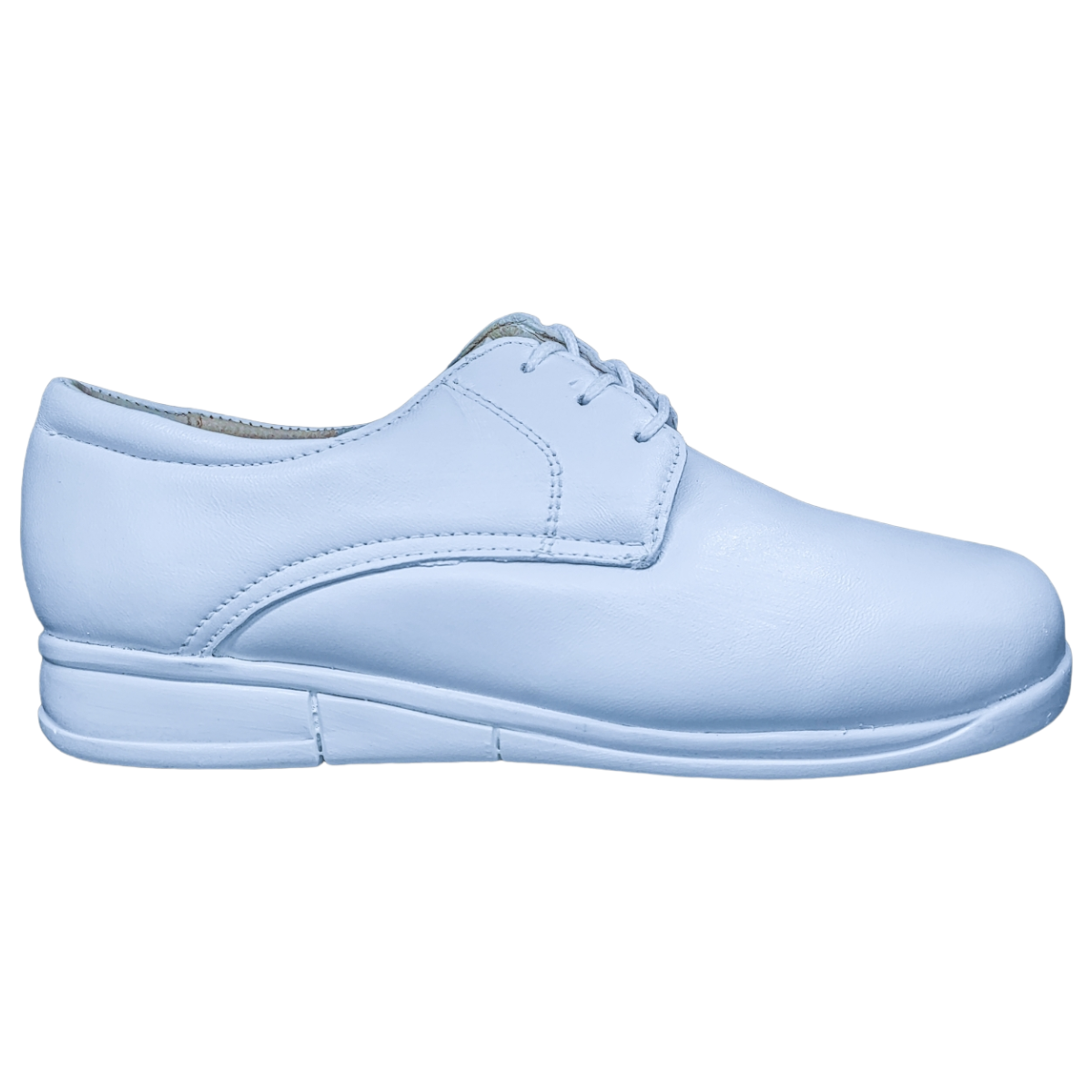 Zapato Enfermería Clínico Hotelero Cómodo Piel Blanco BE30.