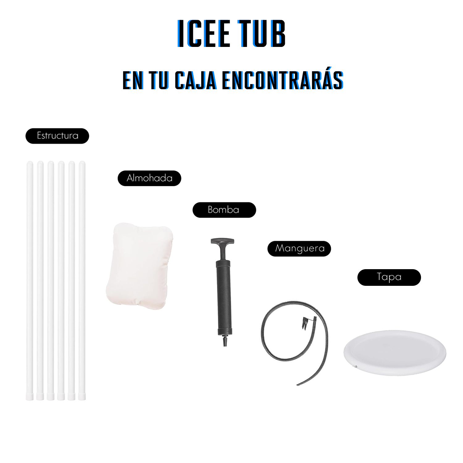 Tina Portátil Para Adultos Baño de Hielo Para Entrenamiento De Terapia de Agua Fría Tina Plegable Pa 