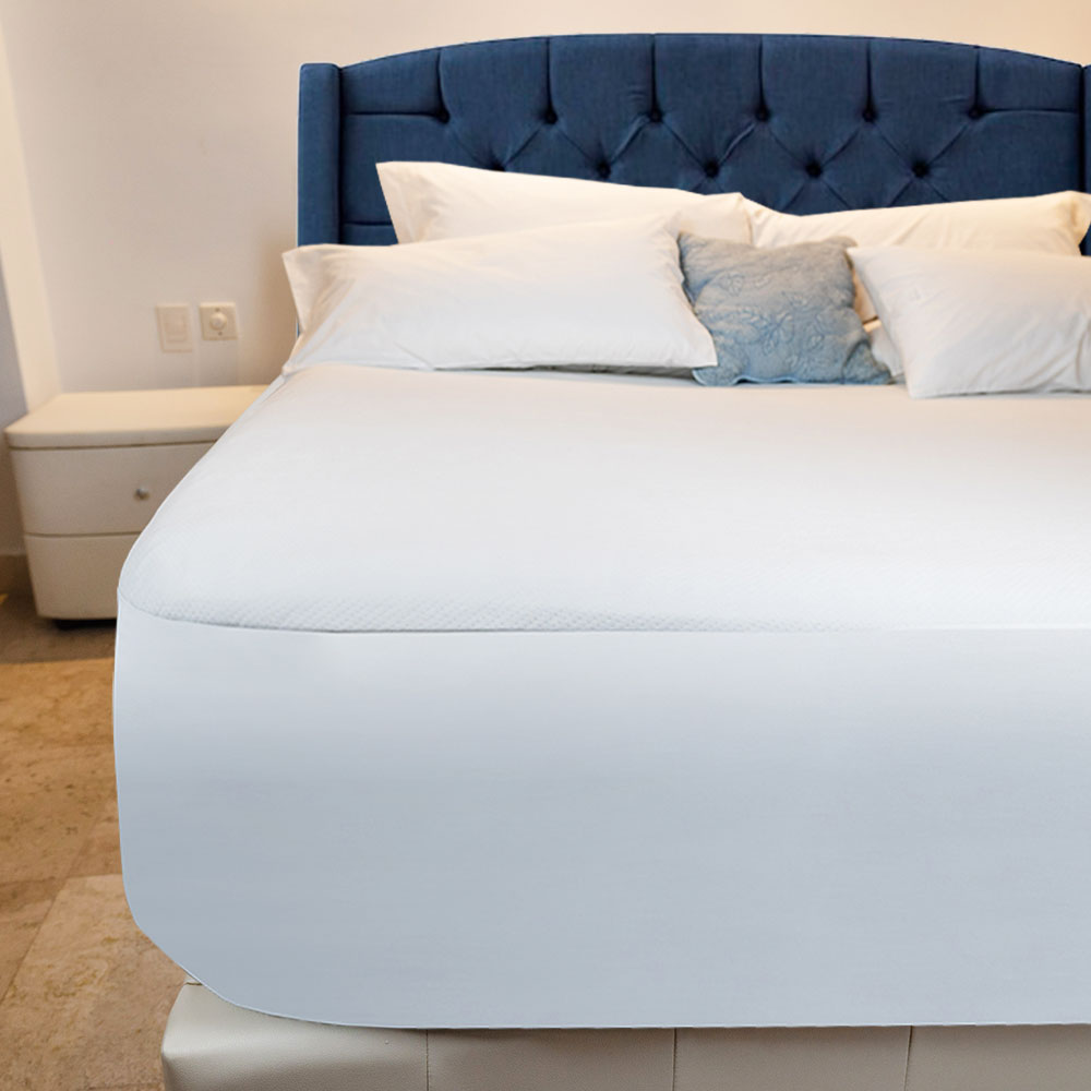 Cubre colchon King Size Impermeable Tela TENCEL PREMIUM ORGANICA Anti Acaros Hipoalergenico Ultra Dry.
