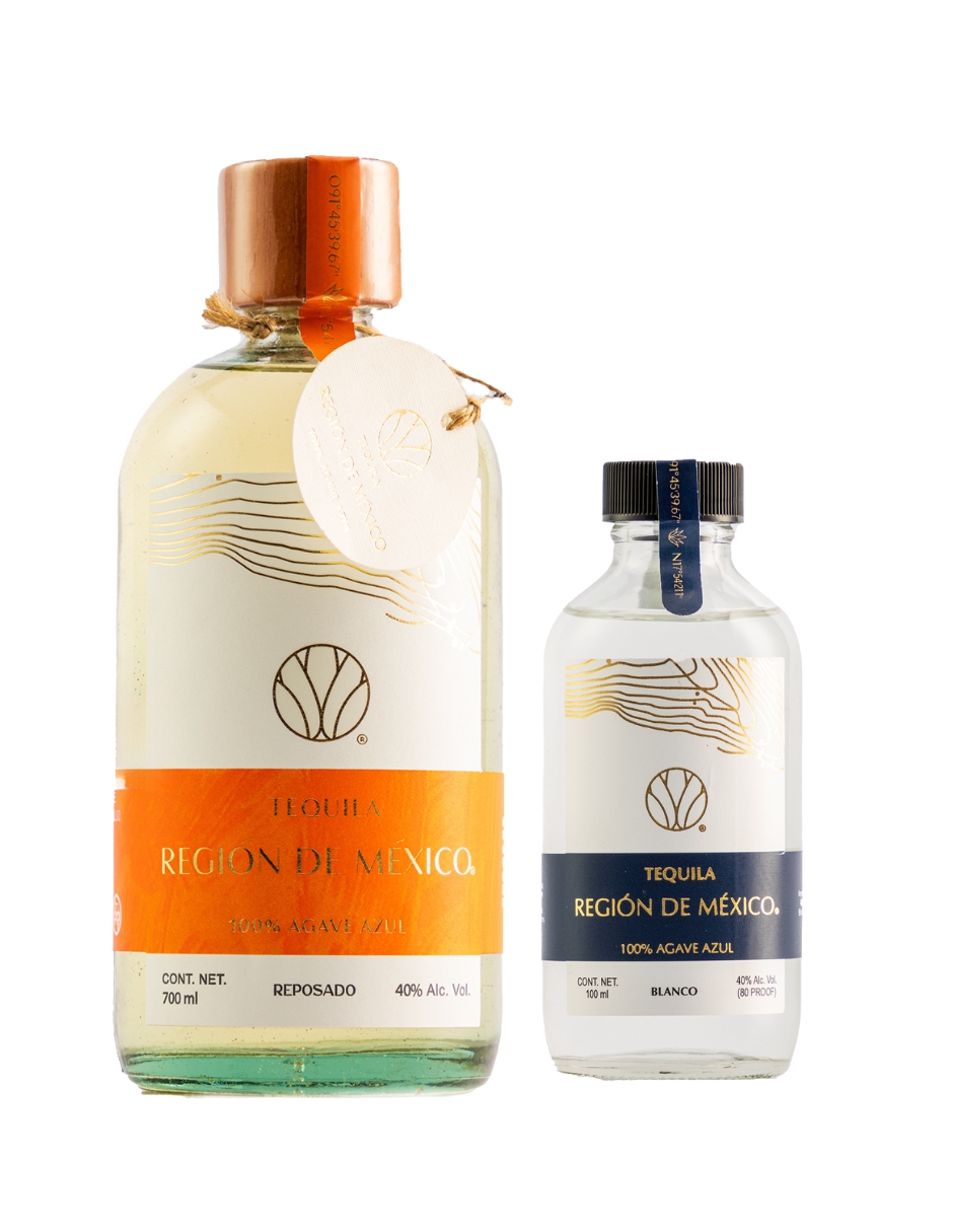Tequila Región De México Reposado 700 Ml Con 100 Ml Mini