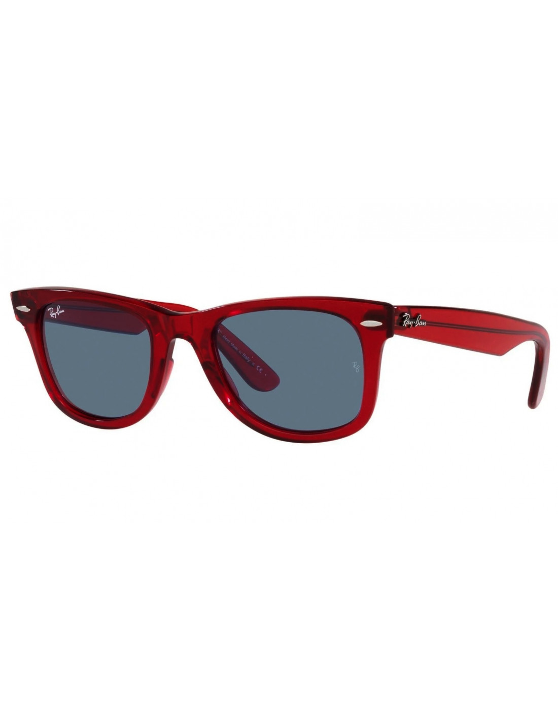 Lentes de sol Ray Ban Rb2140 6614/86 Wayfarer Colorblock Azul Vino