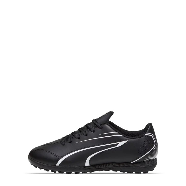 Tenis Puma Vitoria TT Jr Negro/Blanco.