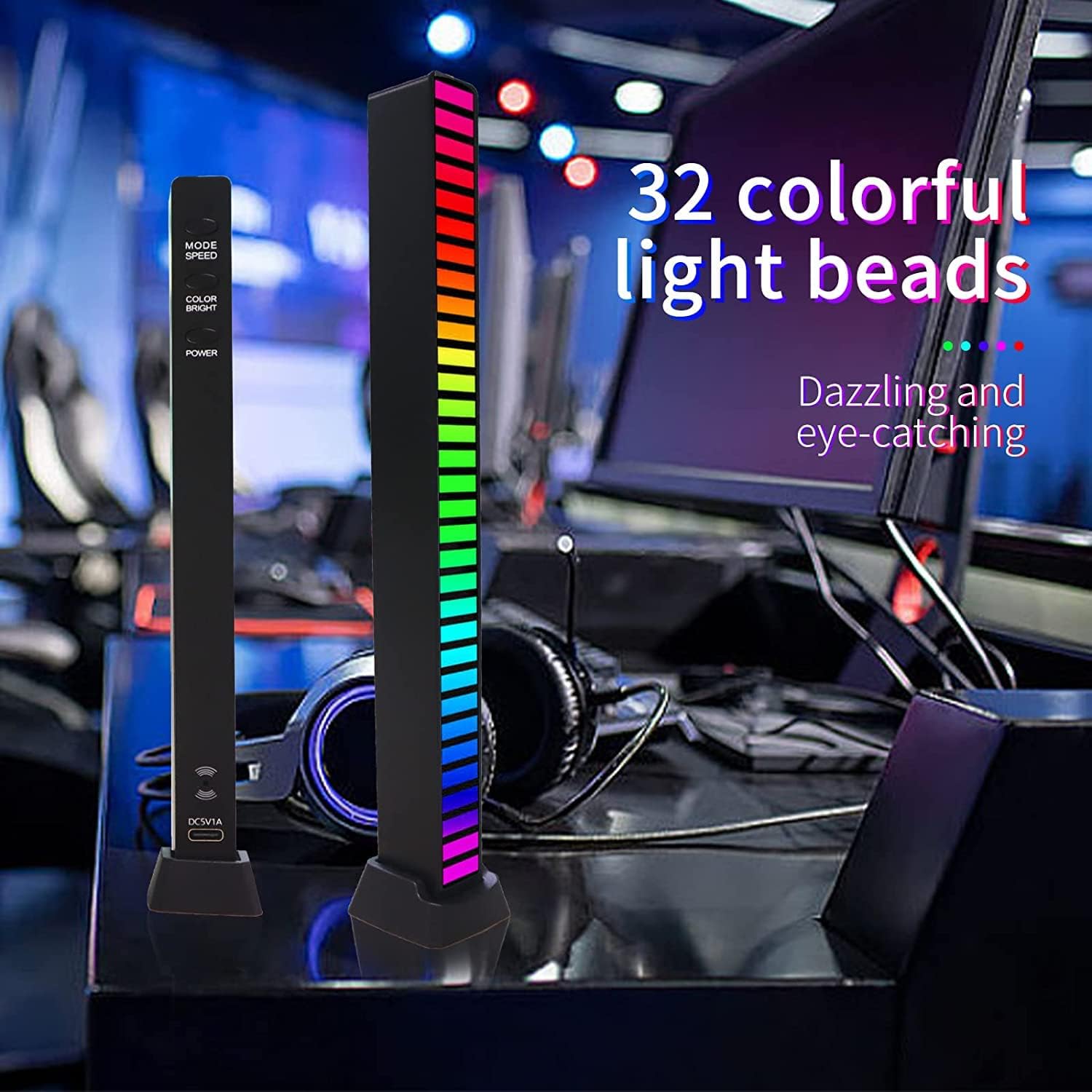 Barra Luz LED RGB Audio Rítmica.