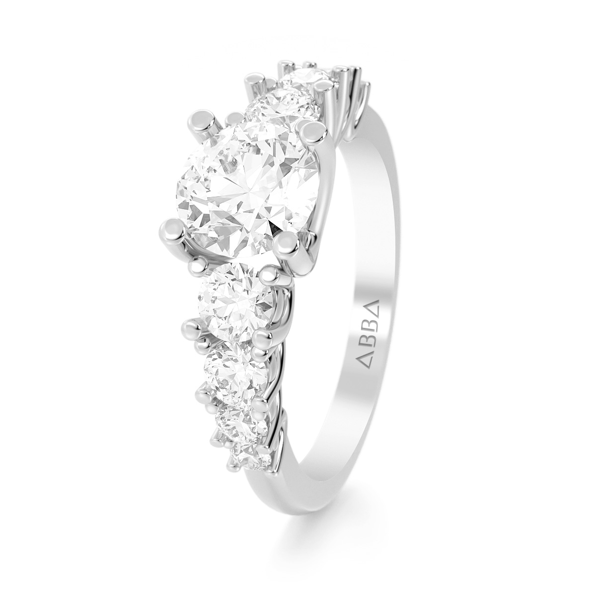 ANILLO DE COMPROMISO LUZÍA ORO 10K ABBA JOYAS 