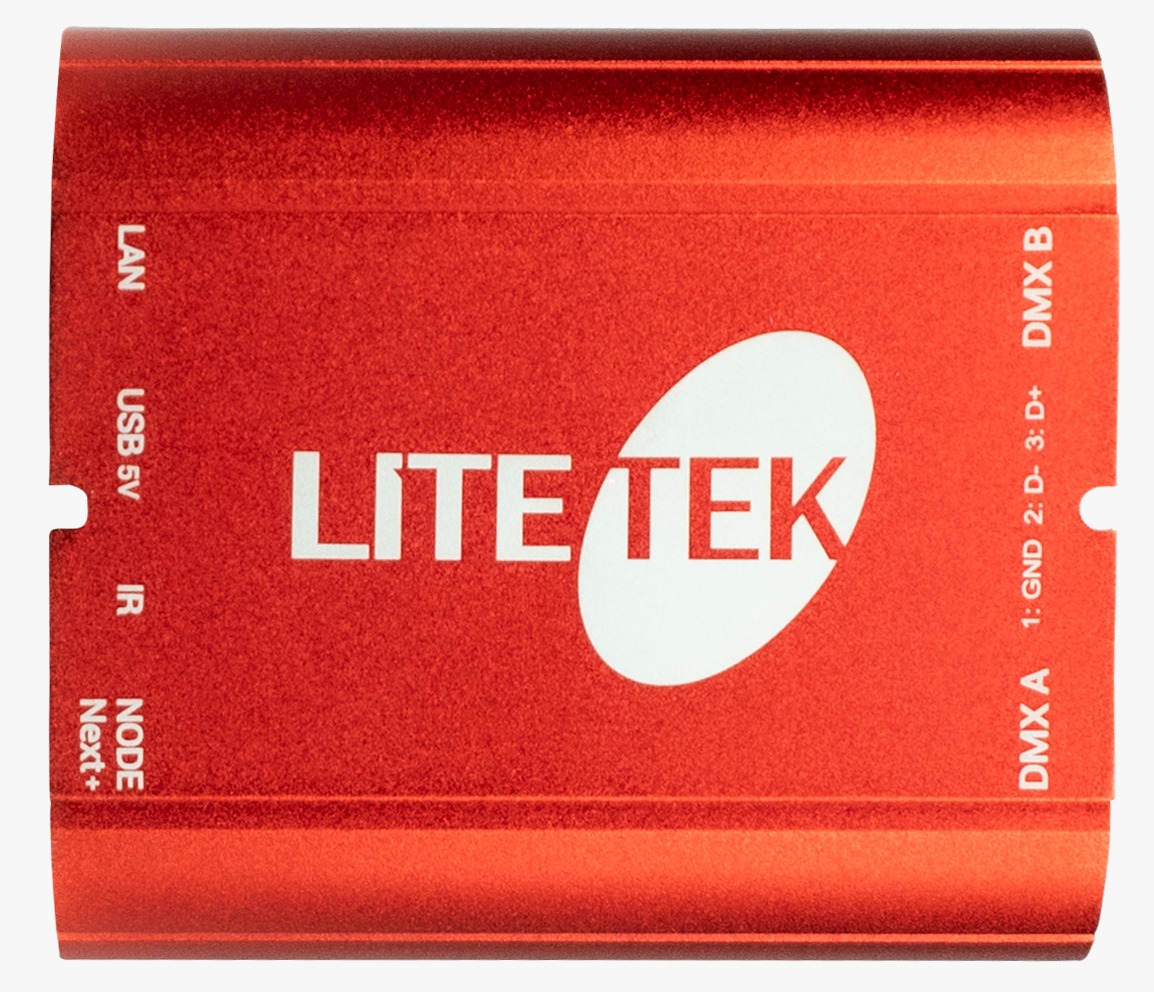 Interfaz Para Iluminación LITE TEK  Delux 1024, 2 Universos