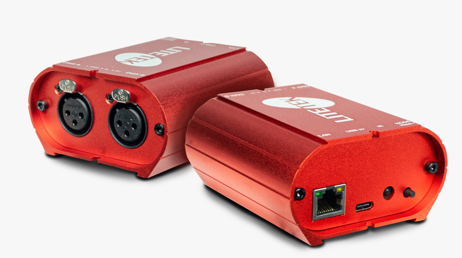 Interfaz Para Iluminación LITE TEK  Delux 1024, 2 Universos