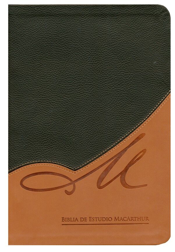 Biblia De Estudio Macarthur Rv1960, Imit. Piel, Duotono, Café