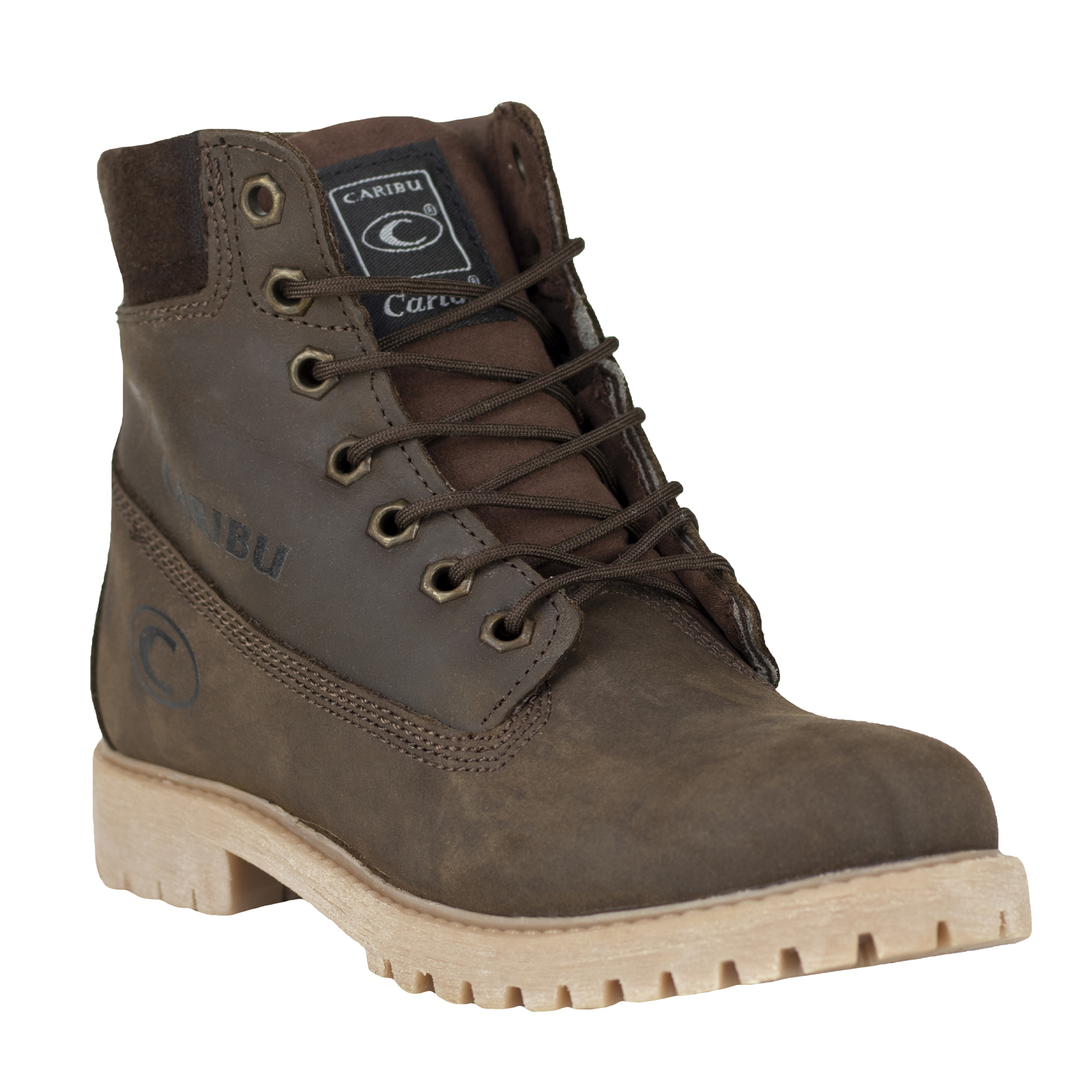 Botas Urbanas Mujer Caribu Confort Tipo Montaña 784-s Café