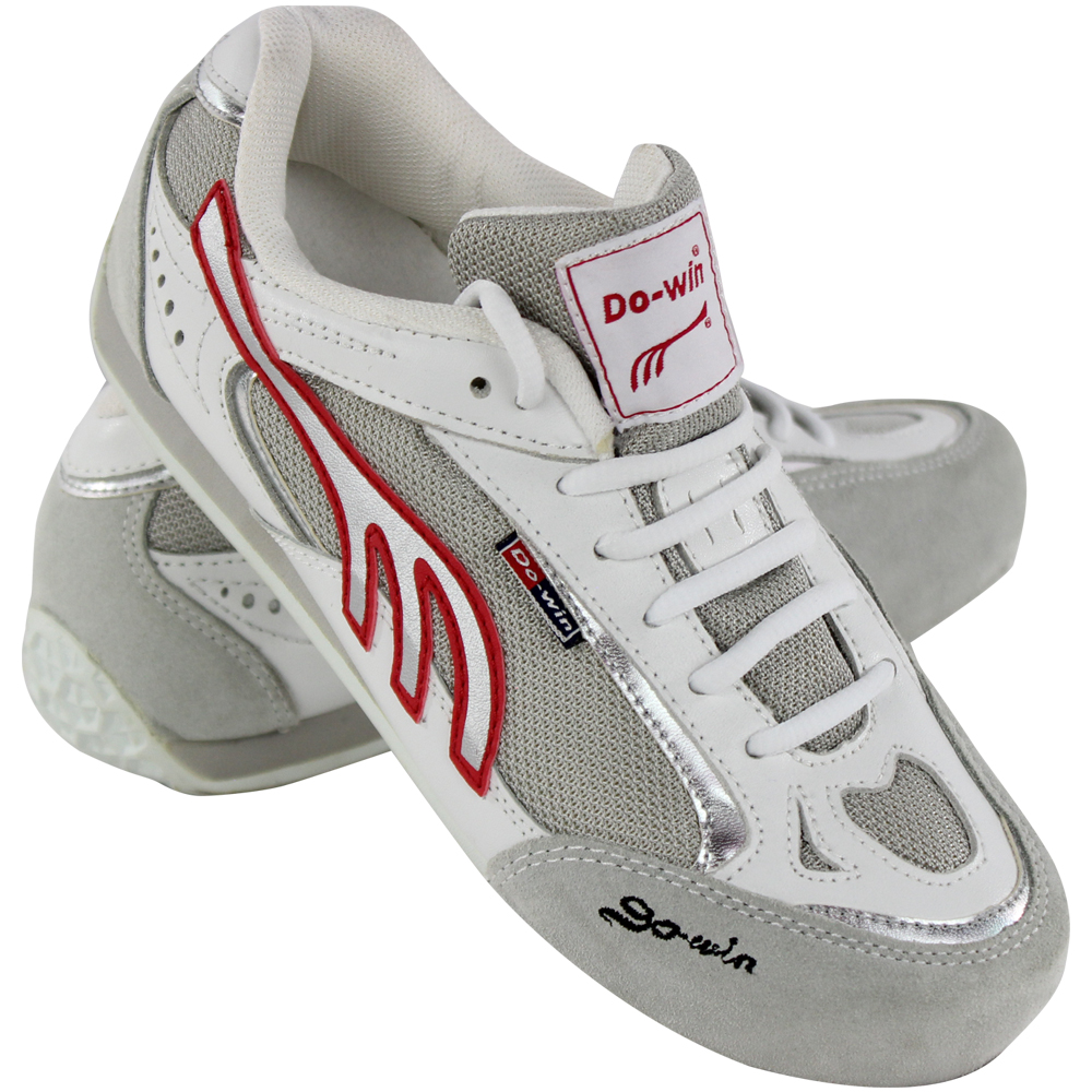 Par de Zapatillas para Esgrima Fire Sports Profesionales Blanco Rojo Gris Unisex